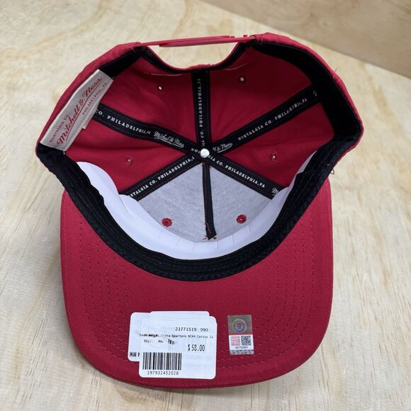 NEW Michigan State Spartans Travis Scott Cactus Jack Mitchell Ness Snapback Hat - Picture 8 of 10